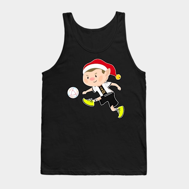 Germany football Christmas elf. Football World Cup soccer T-Shirt Tank Top by abtchlr